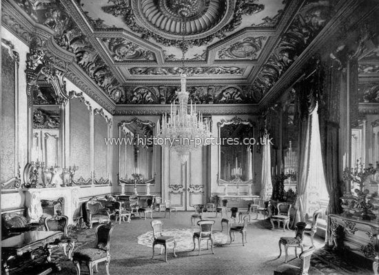 The Drawing Room, Goldsmiths Hall, Foster Lane, London. c.1890's.